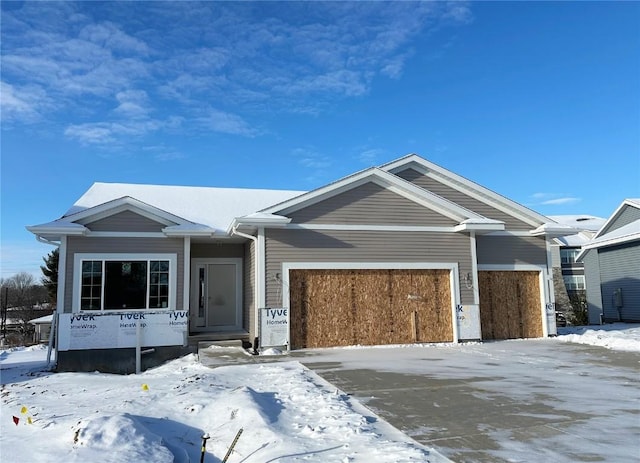 view of front of home