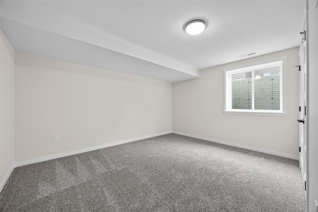 bonus room with carpet flooring