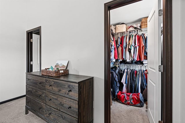 view of closet