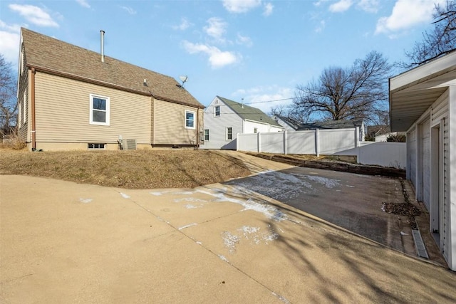 view of rear view of property