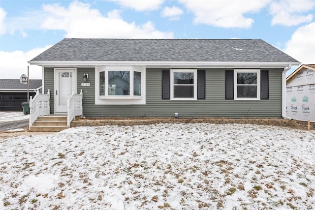 view of front of property