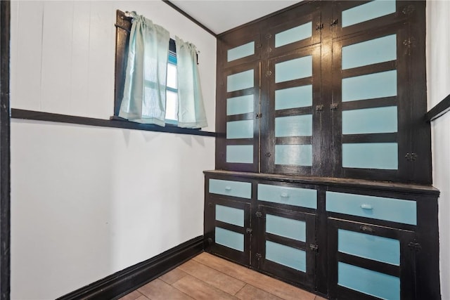 stairway with hardwood / wood-style floors