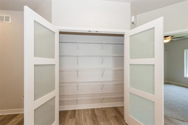 view of closet