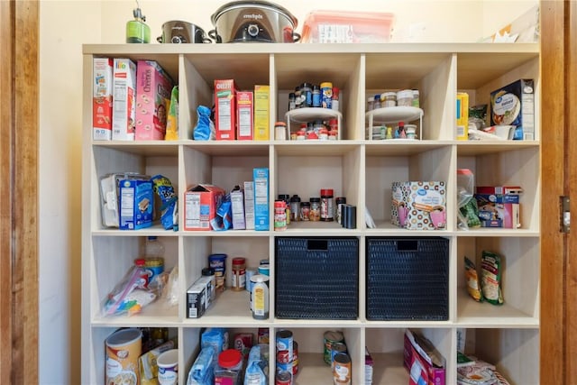 view of pantry