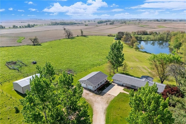 1394 210th St, Tipton, IA 52772 - view of rural area with a nearby body of water