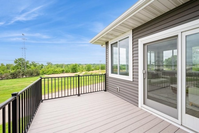 618 J Ave NE, Cedar Rapids, IA 52402 - deck featuring a lawn