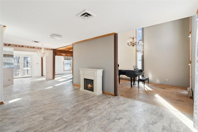 view of unfurnished living room