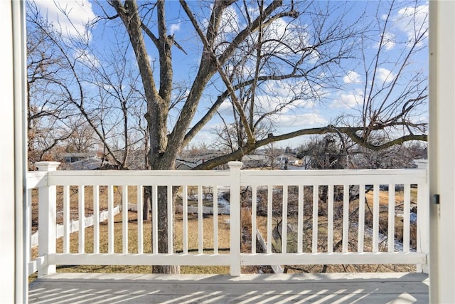 view of deck