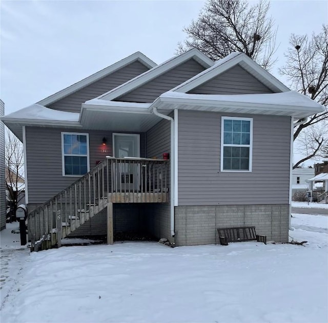 view of front of home