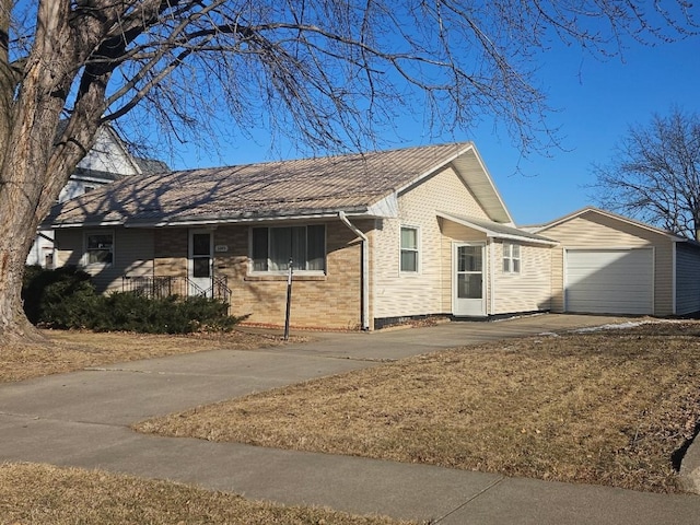 ranch-style house with a garage