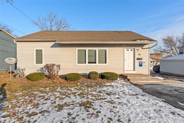 view of bungalow-style house