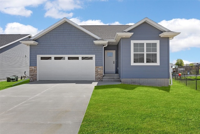 8908 Norway Dr NE, Cedar Rapids, IA 52402 - view of front facade featuring concrete driveway, entry steps, a garage, and a shingled roof
