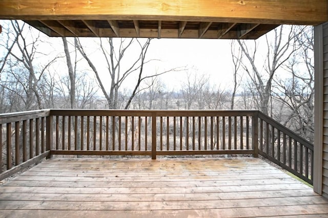 view of deck