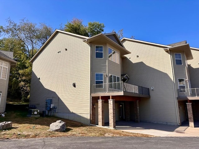 view of rear view of property