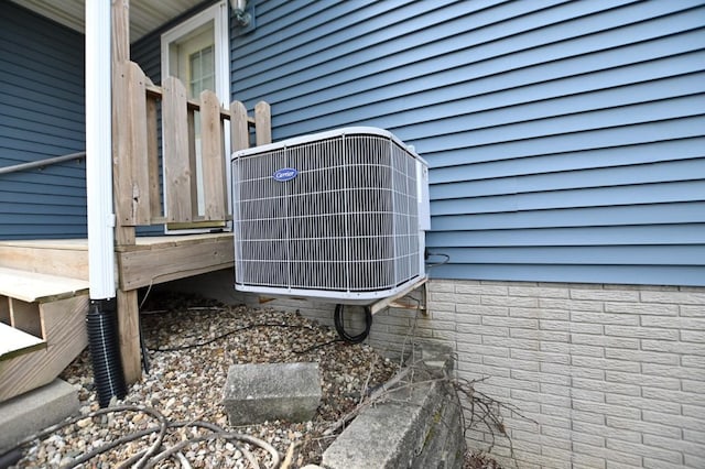 exterior details with ac unit