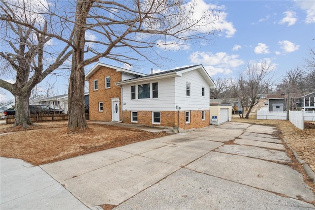 view of front of home