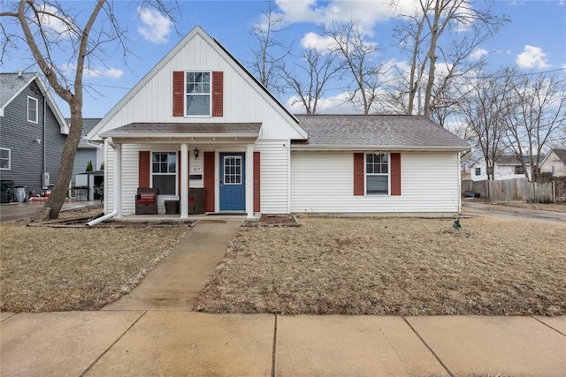 view of front of house with a porch