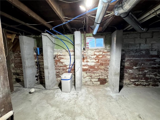 1609 11th Ave, Belle Plaine, IA 52208 - view of unfinished below grade area