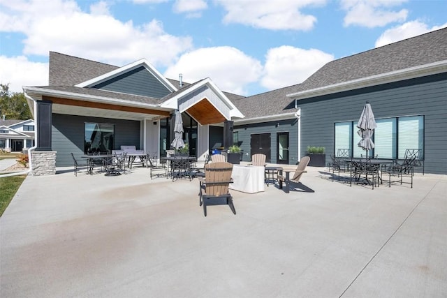 back of house featuring a patio