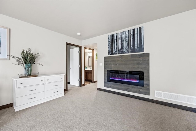 view of unfurnished living room