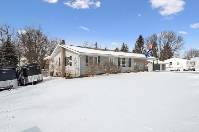 view of front of home