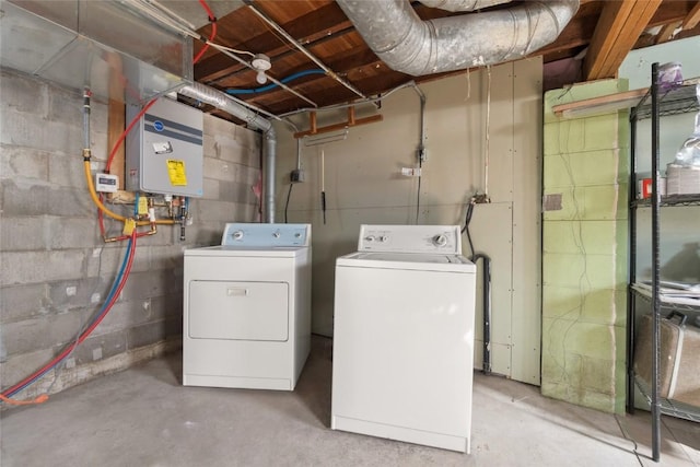 laundry room featuring laundry area and separate washer and dryer