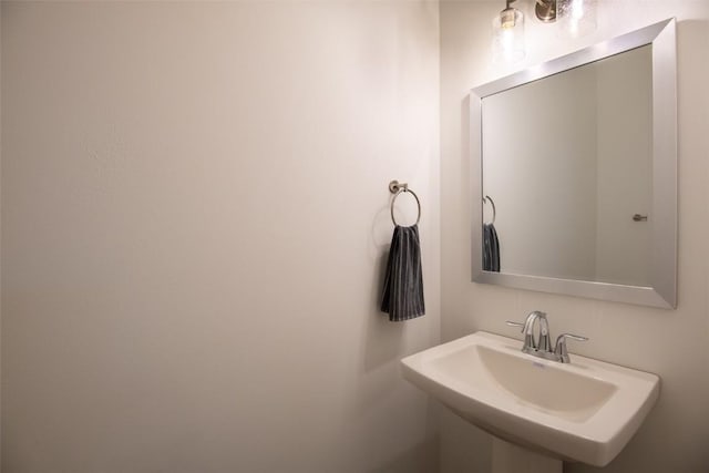 bathroom with a sink