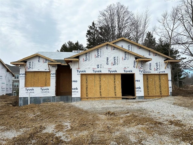 view of property in mid-construction