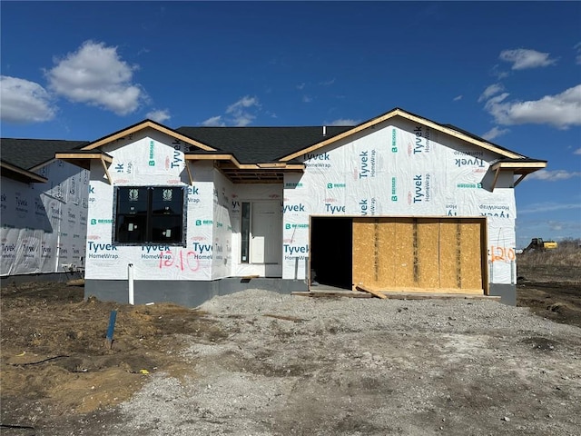 view of property under construction