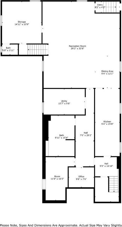 230 E Market St, Lisbon, IA 52253 - floor plan