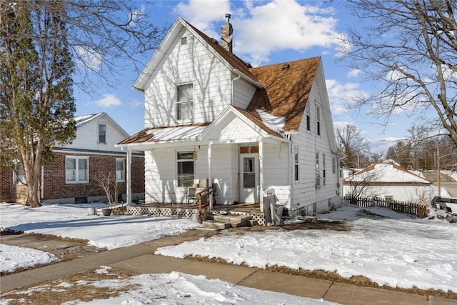 view of front of home