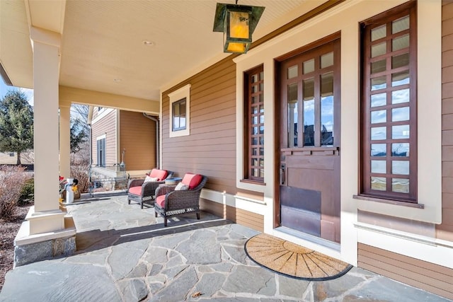 view of patio / terrace featuring a porch