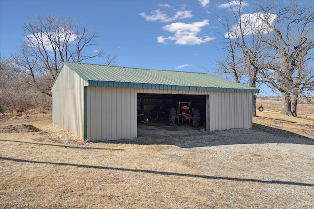 view of outbuilding with an outdoor structure