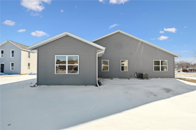 view of rear view of property