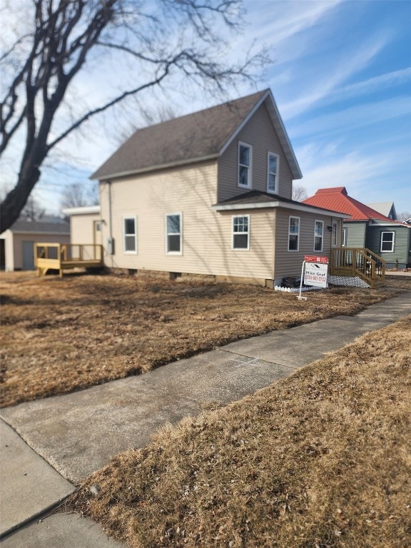 view of property exterior