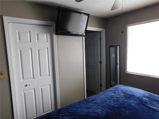 954 Monroe Ave, Tipton, IA 52772 - bedroom with a ceiling fan