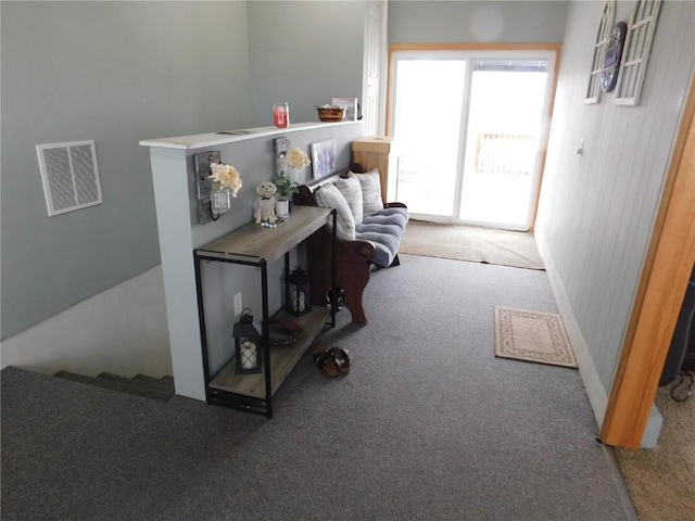 954 Monroe Ave, Tipton, IA 52772 - hallway with carpet flooring