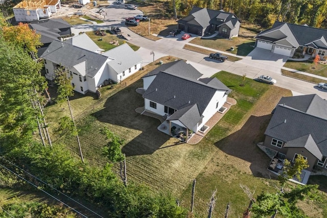 drone / aerial view featuring a residential view