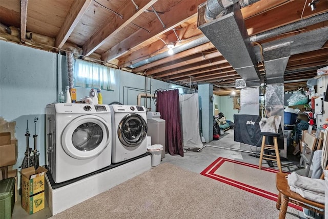 laundry room featuring laundry area and washer and dryer