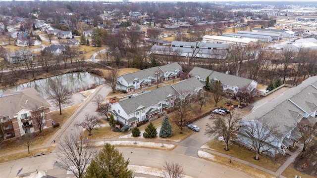 birds eye view of property featuring a residential view