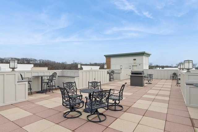 view of patio / terrace with outdoor dining area