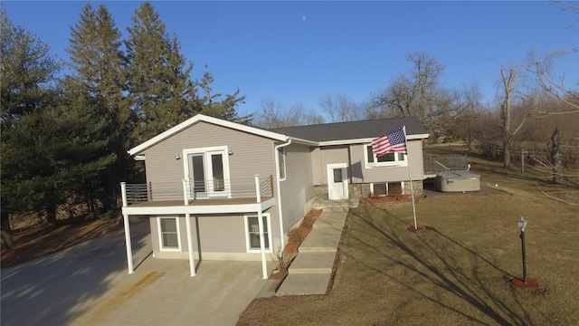 view of front of home