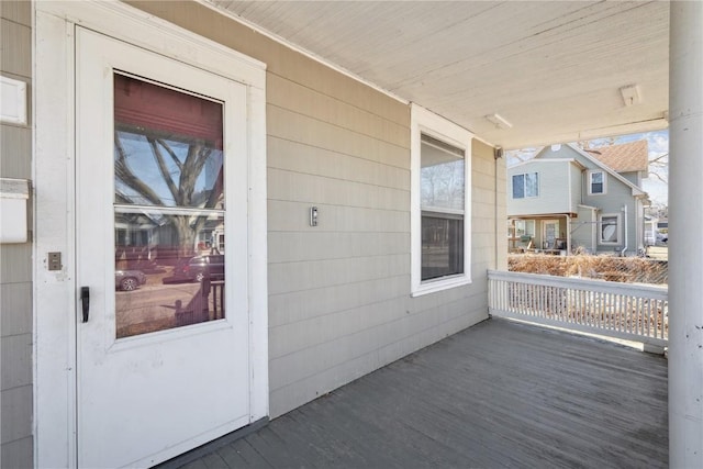 view of patio / terrace with a porch