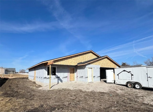 view of back of property