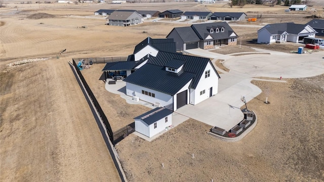 aerial view featuring a residential view