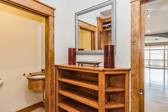 bathroom featuring baseboards