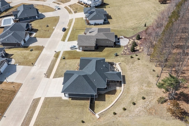 bird's eye view featuring a residential view