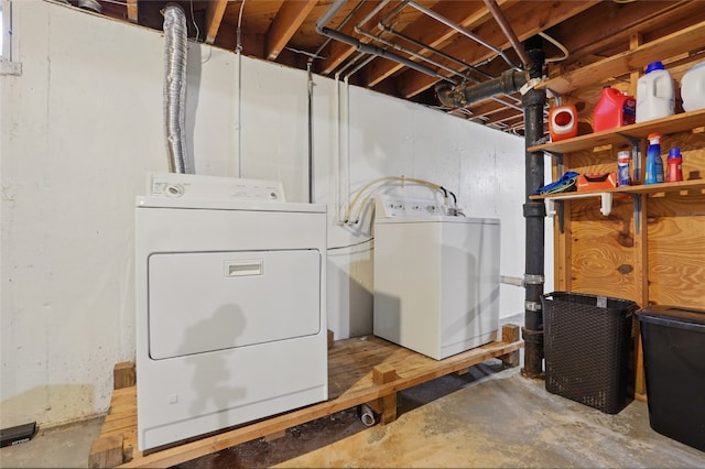 laundry area featuring laundry area and washing machine and dryer