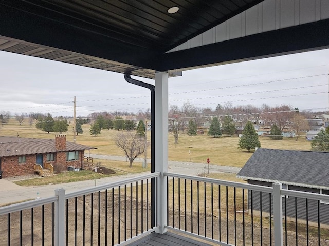 wooden deck featuring a porch