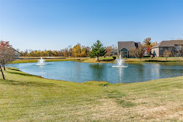 property view of water